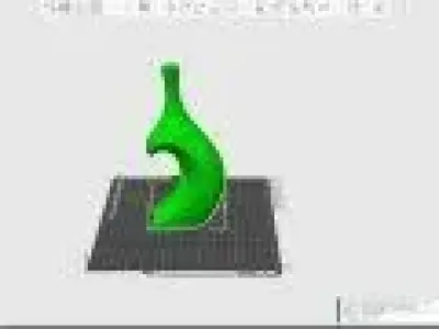  double flower vase Free 3D print model