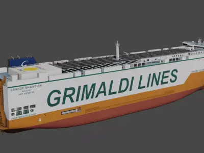 PCTC Grande Shanghai Low-poly 3D model