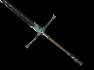 Sword Free low-poly 3D model 25