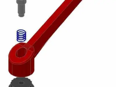 Hand Screw Free 3D model