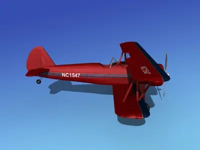 Stearman PT-17 Kaydet Sport V15 3D model