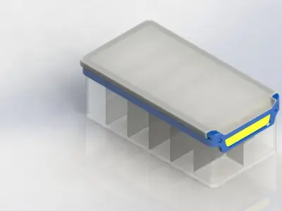 Medical storage bins 3D model