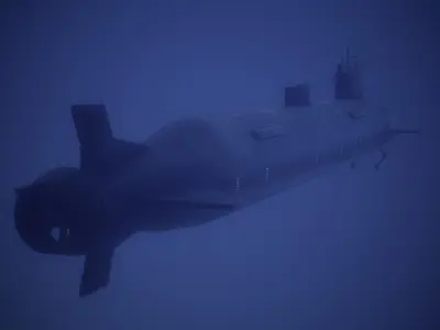 Paltus-Class Special Purpose Submarine 3D model