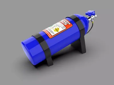 NOS Nitrous Oxide System 3D model