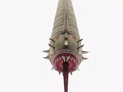 Monster insect worm boss shachong 3D model