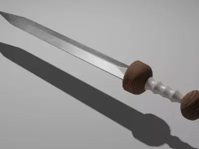 gladius Free low-poly 3D model purchase