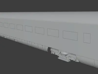 H0 1-87 scale Reisezugwagen Apmz 116 0 3D print model
