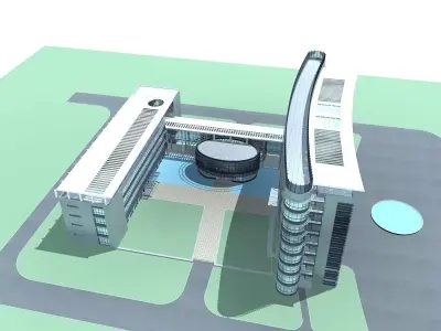 Office Building 3D model 229