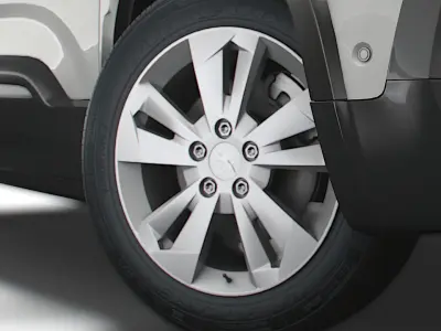 Peugeot Rifter 2020 wheel 3D model