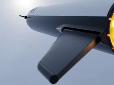 SpaceX Big Falcon Rocket v2018 Free low-poly 3D model