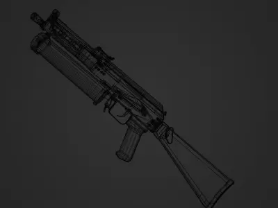 Bizon and Coca-Cola Weapon 3D model