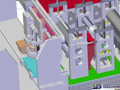 How KN95 mask automatic production line for fighting COVID-19 3D model