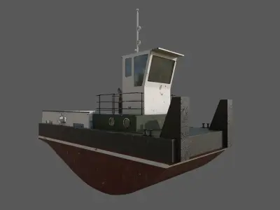 Aeronaut Ramborator tug boat 3D model