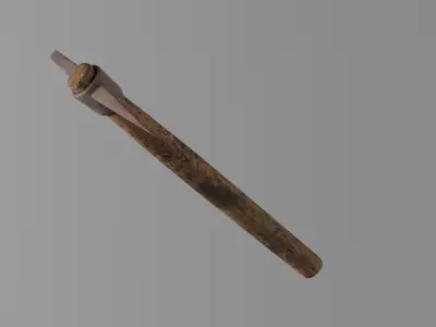 Pick Axe Tools Low-poly 3D model