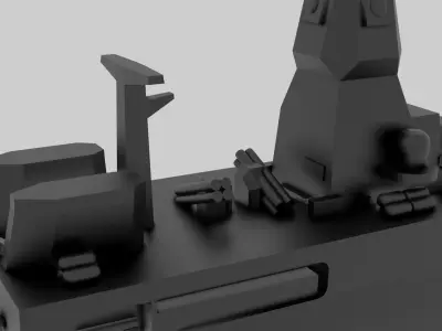 FGS Sachsen - Model for small scale printing 3D print model