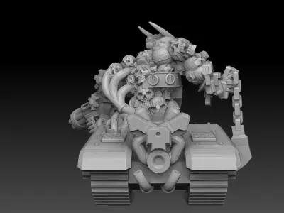 Tank Demon 3D print model