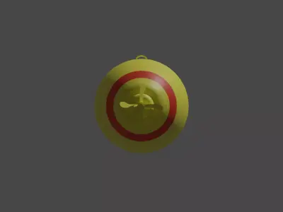British Explosive Ordnance General Purpose 250 lb Bomb Mk I Low-poly 3D model