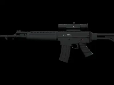 SS2 V4 Pindad 3D model