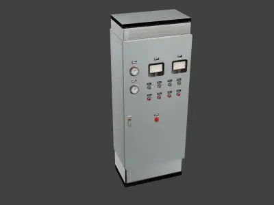Painel Control 02 Low-poly 3D model