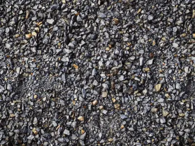 UE Gravel soil materials part 01 Low-poly 3D model