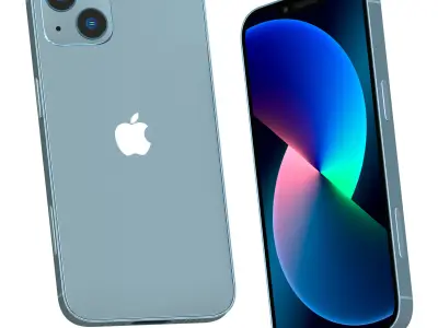 iPhone 13 sierre blue 3D model