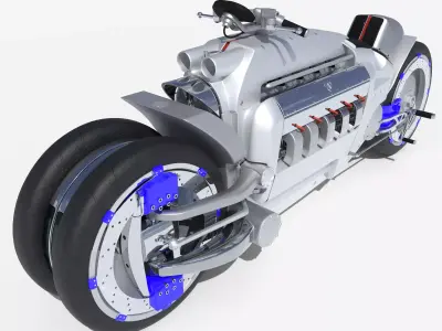 DODGE TOMAHAWK 3D model