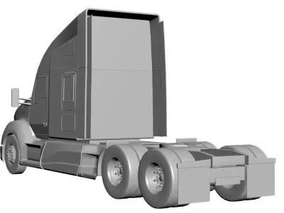 Mega heavy truck 3D model