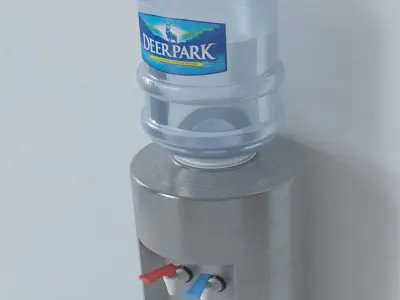 water coller Low-poly 3D model