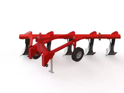 WG 0006 - High speed combination plow 3D model