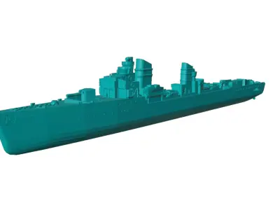 1-300 scale Type 23 torpedo boat Free 3D model