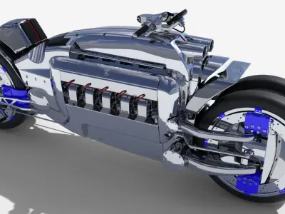 DODGE TOMAHAWK 3D model