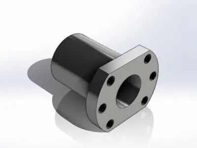 Porca FSI 32 10T3 Nut 3D model