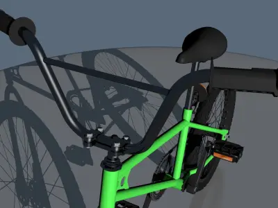 BMX bike Low-poly 3D model purchase