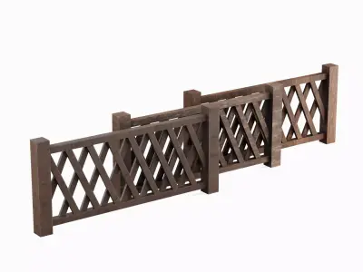 Wooden Fence Pack A