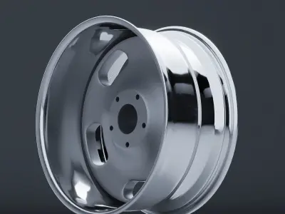 American Legend Wheels - VN470 Low-poly 3D model
