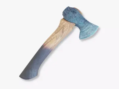 Hatchet Low-poly 3D model get