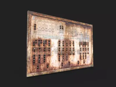 Old Control Panel 3D model purchase