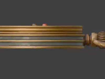 Steampunk Precision Clockwork Compass 3D Model Low-poly 3D model purchase