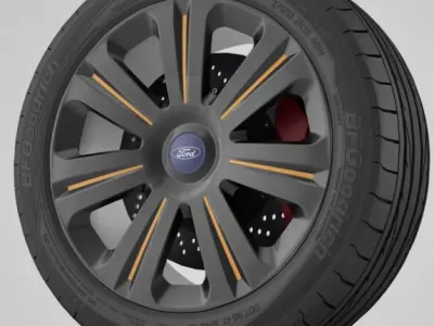 Wheel focus7 3D model