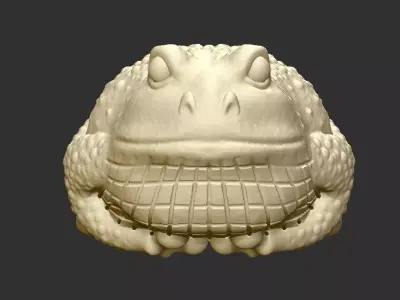 a toad frog 3D print model