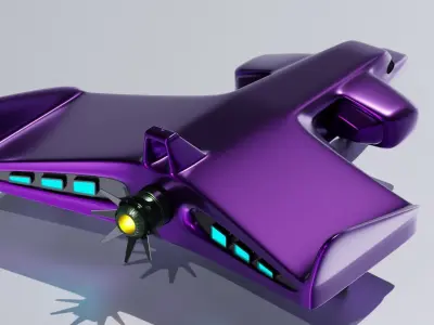 Sci Fi Plane - Aircraft 3D model