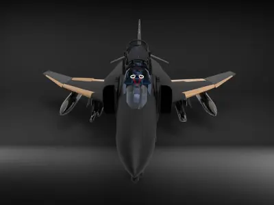 F-4 Phantom 3D model by octagram14