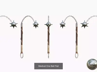 Medival Weapons 3D Model Pack