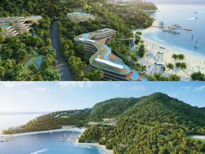 Island 3D model purchase