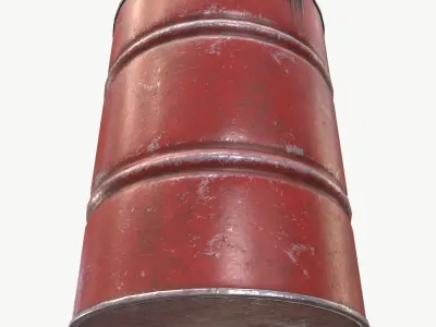 Barrel - Drum Low-poly 3D model