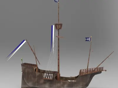 Santa Maria Ship 2 3D model