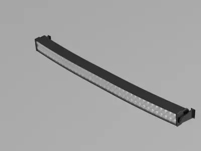 Led Bar Low-poly 3D model