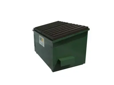 Dumpster - Waste Bins Low-poly 3D model
