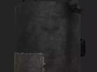 SodaCan Arc Rail Holster - Helmet Low-poly 3D model