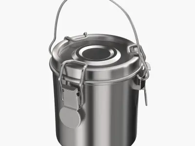 Guerrilla Painter Plein Air 10oz Stainless Steel Brush Washer  3D model